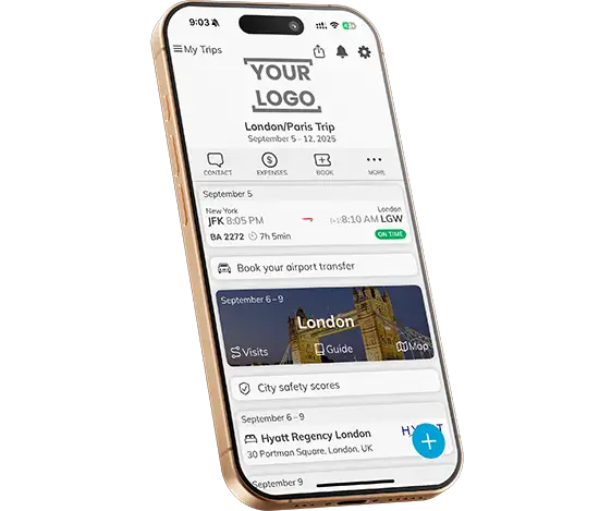 Digital Travel Itinerary App