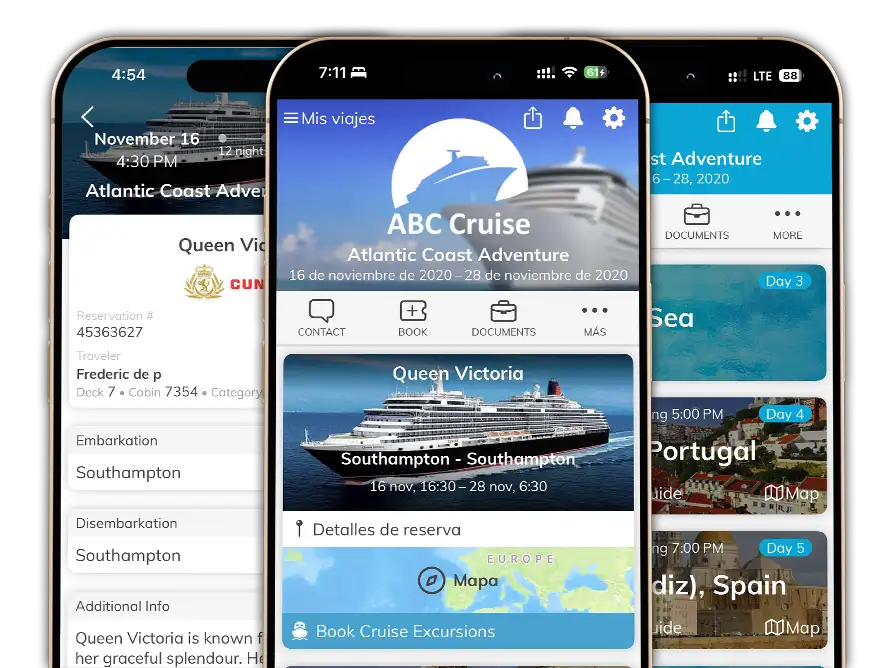 Aplicación para cruceros Aplicación para cruceros