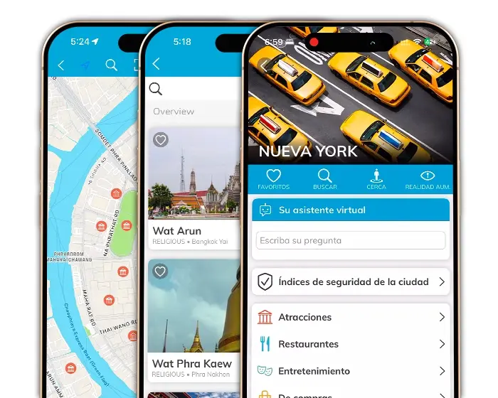 Aplicaciones de guías de viaje Aplicaciones de guías de viaje